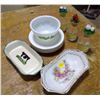Image 1 : Misc. Small Plates, Serving Dishes, Herb Jars