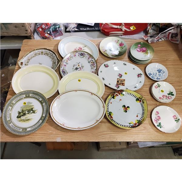 BOX OF PLATTERS & DISHWARE