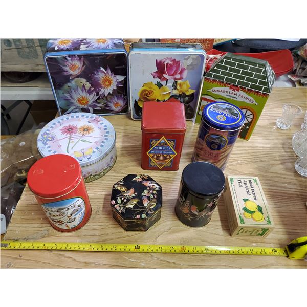 LOT OF TINS