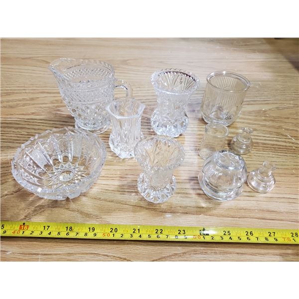LOT OF CRYSTAL & GLASS