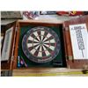 Image 1 : DARTBOARD IN WOODEN CASE