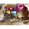 Image 1 : LOT OF CANDLES & HOLDERS