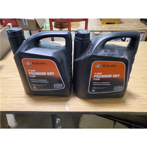 2 JUGS OF KUBOTA HYDRAULIC / TRANSMISSION FLUID
