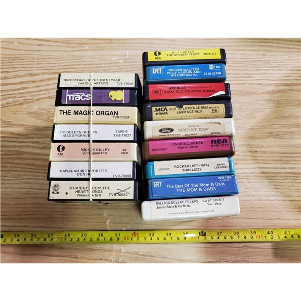LOT OF 8 TRACKS