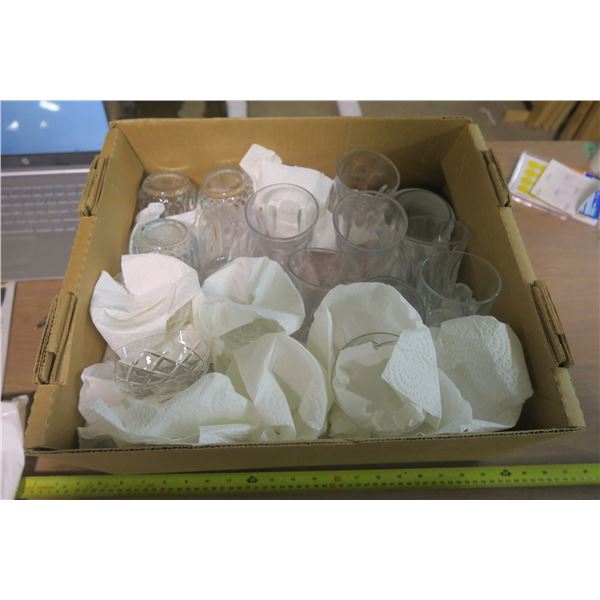 Box of Misc. Glasses