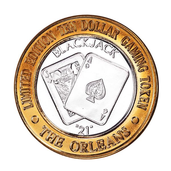 .999 Silver The Orleans Hotel & Casino Las Vegas, NV $10 Limited Edition Gaming Token