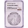 Image 1 : 2018-W $1 Proof American Silver Eagle Coin NGC PF70 Ultra Cameo