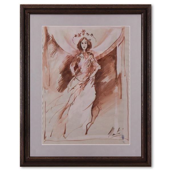 Wiley Original "Untitled" Original Mixed Media On Paper