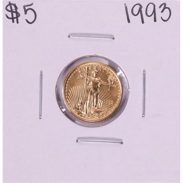 1993 $5 American Gold Eagle Coin