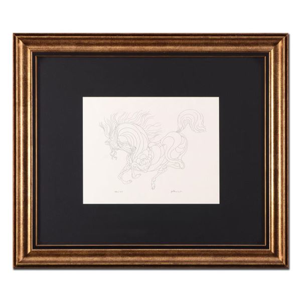 Azoulay Original "Sketch Aza" Original Pen And Ink On Paper