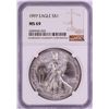 Image 1 : 1997 $1 American Silver Eagle Coin NGC MS69