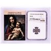 Image 1 : 1578 KB Hungary Denar 'Madonna and Child' Coin NGC XF45 w/ Story Box