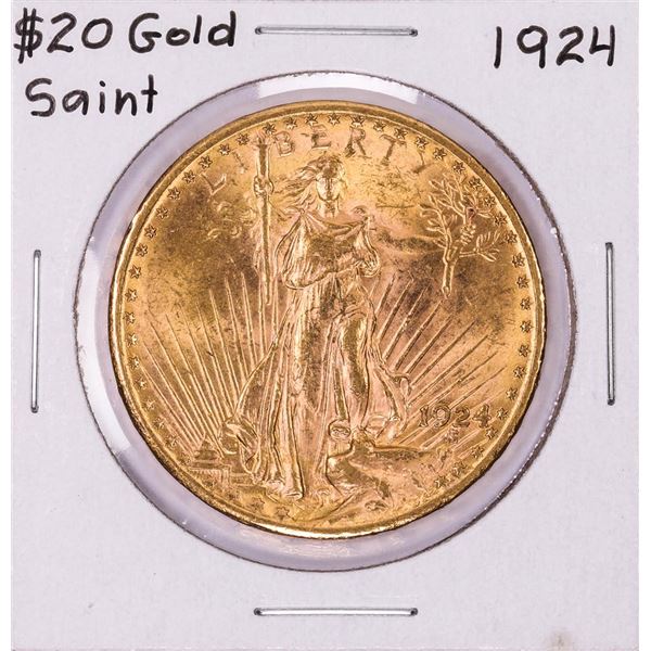 1924 $20 St Gaudens Double Eagle Gold Coin