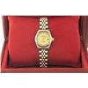 Image 7 : Rolex Ladies Two Tone Factory Champagne Diamond Dial Datejust with Box and Papers