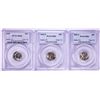 Image 1 : Lot of (3) 1953 & 1953-S Roosevelt Dime Coins PCGS MS66