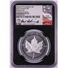 Image 1 : 2019 Canada $5 Two Nations Silver Maple Leaf Coin NGC Modified PF70 Iskowitz Signature