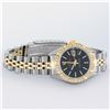 Image 5 : Rolex Ladies Two Tone Black Diamond Oyster Perpetual Datejust Wristwatch