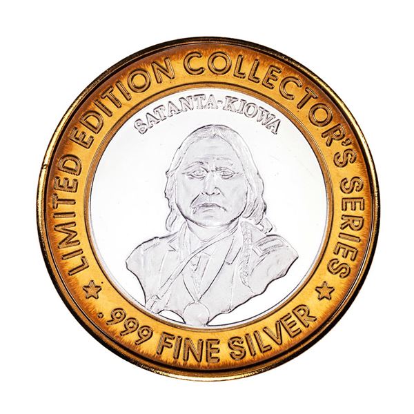 .999 Silver Jackpot Junction Morton, MN $10 Casino Limited Edition Gaming Token