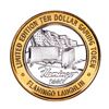 Image 1 : .999 Fine Silver Flamingo Laughlin, Nevada $10 Limited Edition Gaming Token