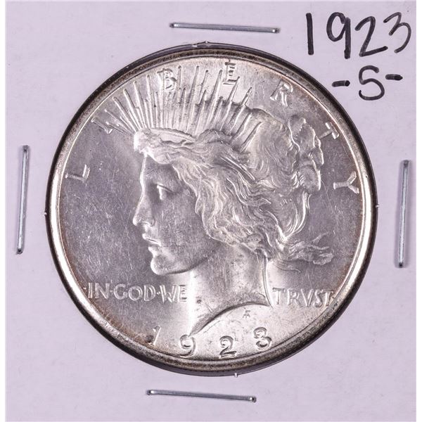 1923-S $1 Peace Silver Dollar Coin