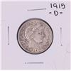 Image 1 : 1915-D Barber Quarter Coin