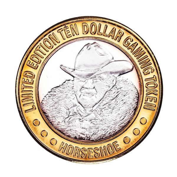 .999 Silver Binion's Horseshoe Las Vegas, NV $10 Casino Limited Edition Gaming Token