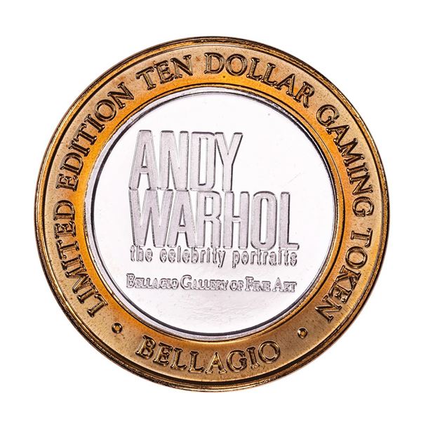 .999 Silver Bellagio Las Vegas, Nevada $10 Casino Limited Edition Gaming Token