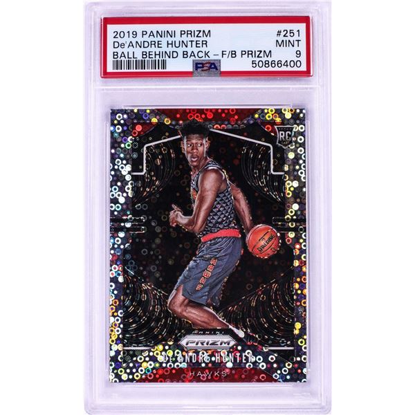 2019 Panini Prizm Fast Break De'Andre Hunter NBA Card #251 PSA Mint 9