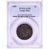 Image 1 : 1820 Large Date Coronet Head Large Cent Coin PCGS AU50