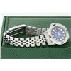 Image 6 : Rolex Ladies Stainless Steel Blue Vignette Diamond & Sapphire Datejust Wristwatch