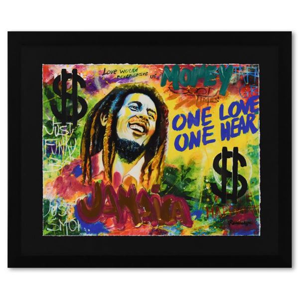 Rovenskaya Original "Bob Marley" Original Mixed Media On Paper