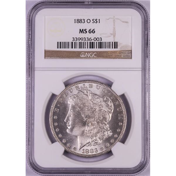 1883-O $1 Morgan Silver Dollar Coin NGC MS66