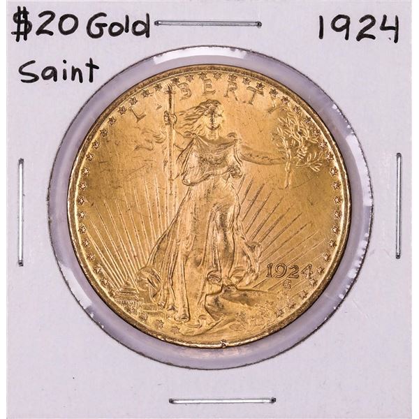 1924 $20 St Gaudens Double Eagle Gold Coin