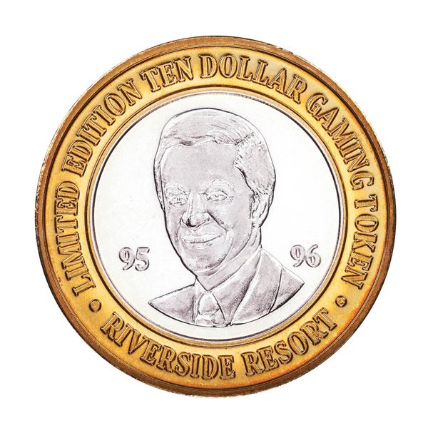 .999 Silver Riverside Resort Casino Laughlin, NV $10 Limited Edition Gaming Token