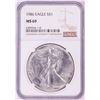 Image 1 : 1986 $1 American Silver Eagle Coin NGC MS69