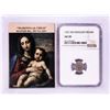 Image 1 : 1551 KB Hungary Denar 'Madonna and Child' Coin NGC AU50 w/ Story Box