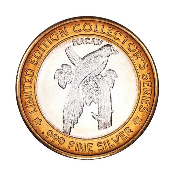 .999 Silver Treasure Island Las Vegas $10 Limited Edition Casino Gaming Token