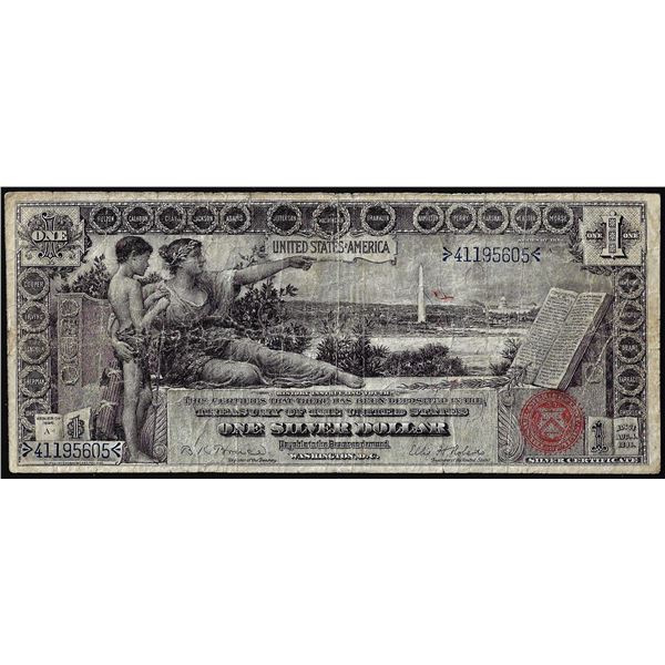 1896 $1 Educational Silver Certificate Note