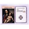 Image 1 : 1577 KB Hungary Denar 'Madonna and Child' Coin NGC XF45 w/ Story Box