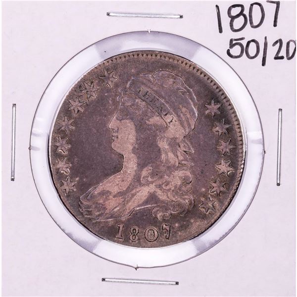 1807 50/20 Draped Bust Half Dollar Coin