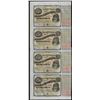 Image 1 : Uncut Sheet of (4) State of Louisiana Baby Bond Obsolete Notes