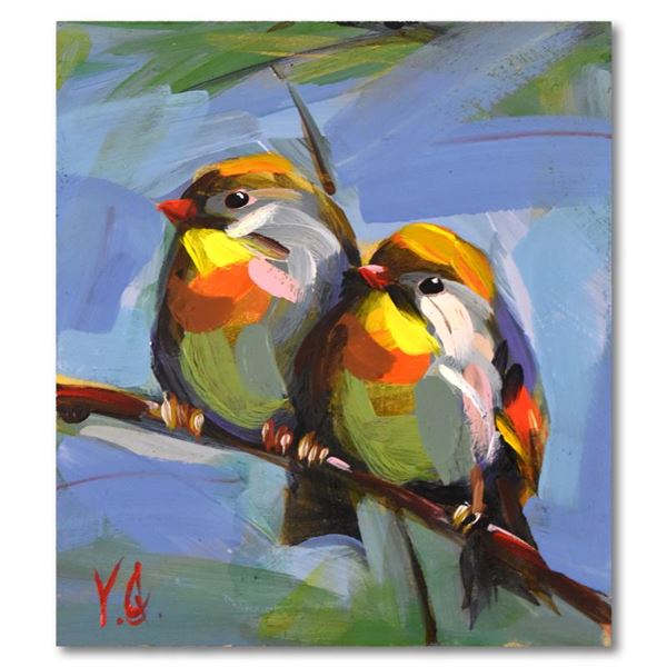 Yasna Godovanic Original Acrylic Painting On Board