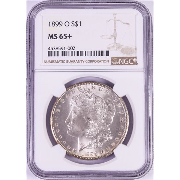 1899-O $1 Morgan Silver Dollar Coin NGC MS65+