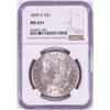 Image 1 : 1899-O $1 Morgan Silver Dollar Coin NGC MS65+