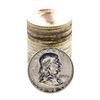 Image 1 : Roll of (20) Brilliant Uncirculated 1958-D Franklin Half Dollar Coins