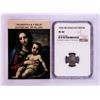 Image 1 : 1555 KB Hungary Denar 'Madonna and Child' Coin NGC XF40 With Story Box