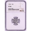 Image 1 : 1954 Proof Roosevelt Dime Coin NGC PF68