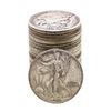 Image 1 : Roll of (20) Assorted Date Walking Liberty Half Dollar Coins Circulated