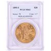 1895-S $20 Liberty Head Double Eagle Gold Coin PCGS MS62