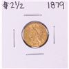 1879 $2 1/2 Liberty Head Quarter Eagle Gold Coin
